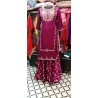 🔸 Embroidered Kurta with Umbrella Lehenga