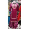 🔸 Embroidered Kurta with Umbrella Lehenga
