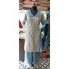Straight Fit Kurta with Wide Leg Pant Set